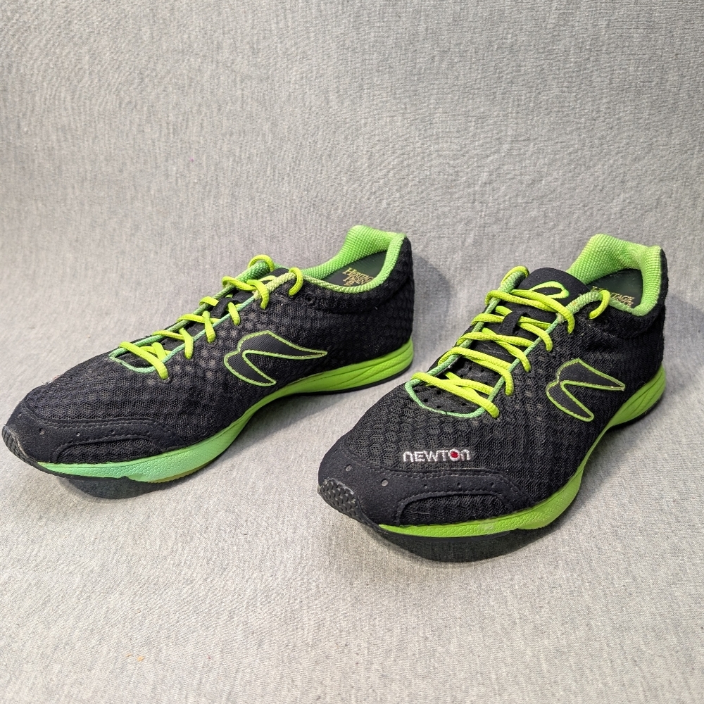 Newton MB2 Running Shoes Men's 12 Black Green Sneakers
